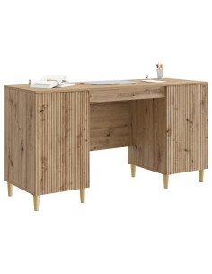 Scrivania con lo scaffale Rovere Artigianale 142,5 x 50 x 75 cm 2