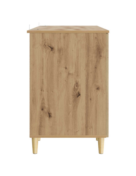 Scrivania con lo scaffale Rovere Artigianale 142,5 x 50 x 75 cm