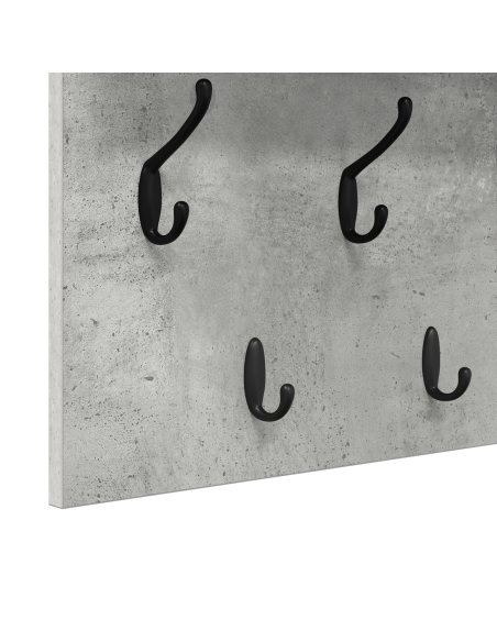Appendiabiti a muro Grigio cemento 80 x 40 x 12 cm