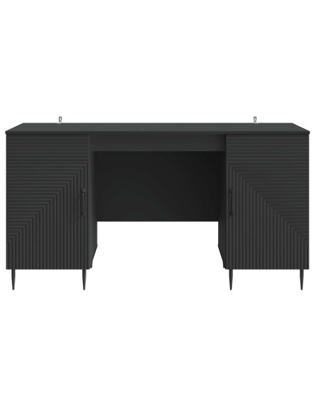 Scrivania Nero 142,5 x 50 x 75 cm Legno ingegnerizzato