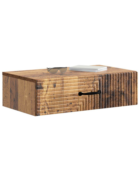 Tavolino da Parete Laterale Legno antico 59 x 34,5 x 17 cm