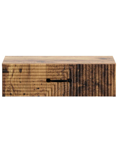 Tavolino da Parete Laterale Legno antico 59 x 34,5 x 17 cm