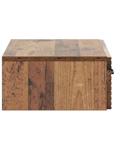 Tavolino da Parete Laterale Legno antico 59 x 34,5 x 17 cm