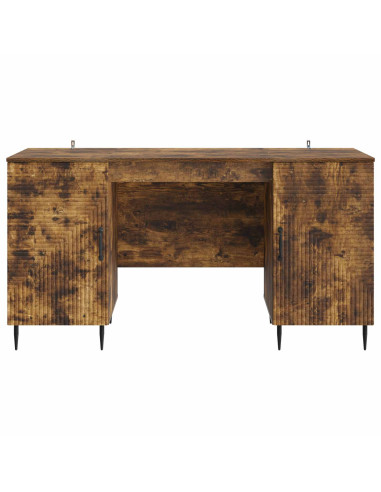 Scrivania Rovere Fumo 142,5 x 50 x 75 cm Legno ingegnerizzato