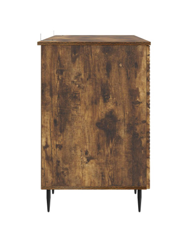 Scrivania Rovere Fumo 142,5 x 50 x 75 cm Legno ingegnerizzato