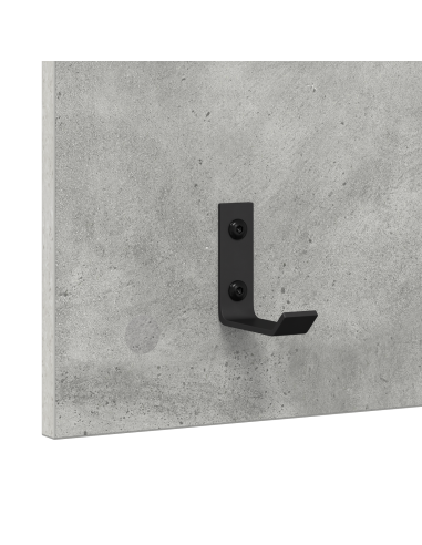 Appendiabiti a muro Grigio cemento 40 x 10 x 90 cm