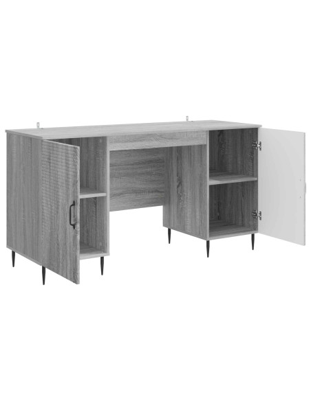 Scrivania Grigio Sonoma 142,5 x 50 x 75 cm Legno ingegnerizzato