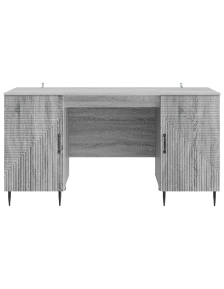 Scrivania Grigio Sonoma 142,5 x 50 x 75 cm Legno ingegnerizzato
