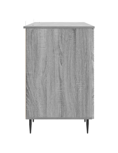 Scrivania Grigio Sonoma 142,5 x 50 x 75 cm Legno ingegnerizzato