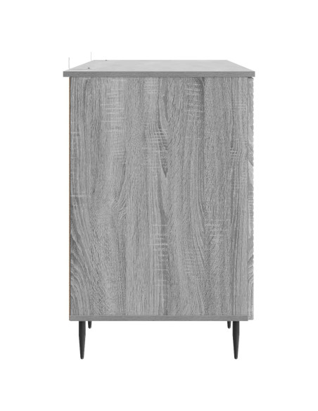 Scrivania Grigio Sonoma 142,5 x 50 x 75 cm Legno ingegnerizzato