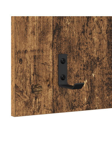 Appendiabiti a muro Legno vecchio 40 x 10 x 90 cm