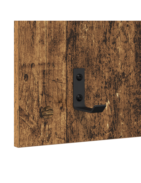 Appendiabiti a muro Legno vecchio 40 x 10 x 90 cm