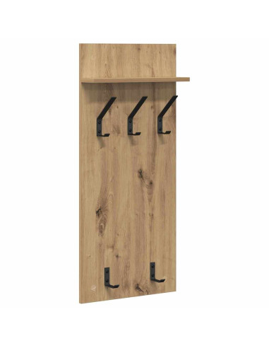 Appendiabiti a muro Rovere artigianale 40 x 10 x 90 cm