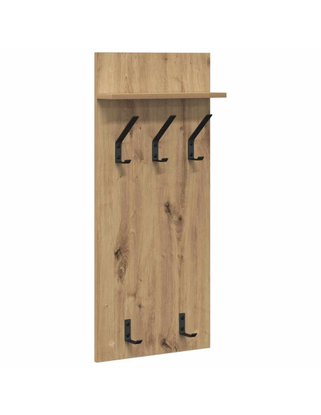 Appendiabiti a muro Rovere artigianale 40 x 10 x 90 cm