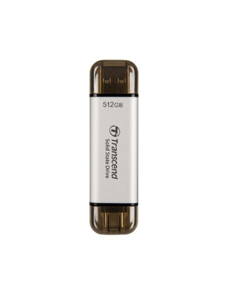 512GB EXTSSD USB10GBPS TYPEC/A SILV