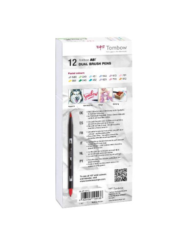 CF12 PENNARELLI DUAL BRUSH PASTELLO