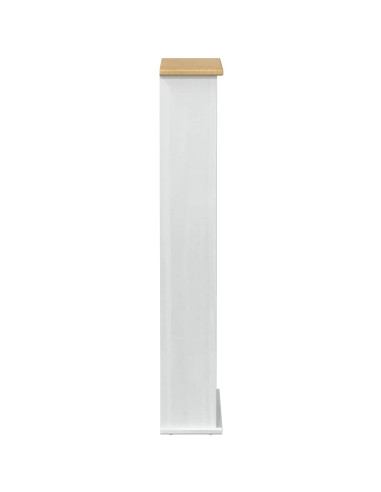 Mobile per CD Bianco 52 x 17.5 x 103 cm Pino massello