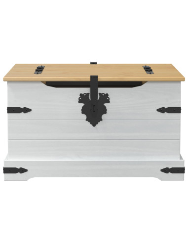 storage box Bianco 78 x 78 x 45 cm Pino massello