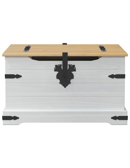 storage box Bianco 78 x 78 x 45 cm Pino massello