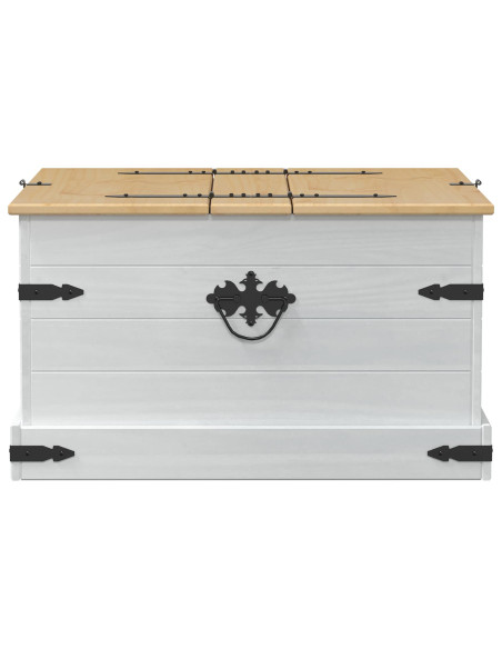 storage box Bianco 78 x 78 x 45 cm Pino massello