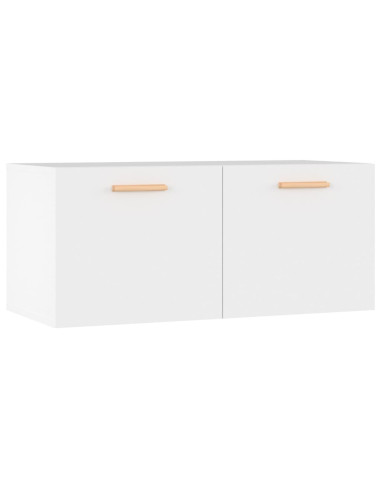 Mobile Parete Bianco 80x35x36,5cm Legno Multistrato