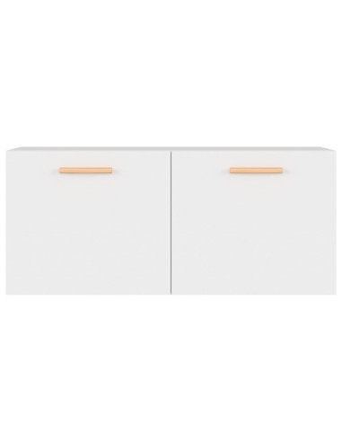 Mobile Parete Bianco 80x35x36,5cm Legno Multistrato