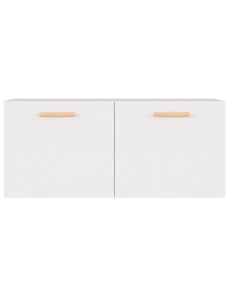 Mobile Parete Bianco 80x35x36,5cm Legno Multistrato