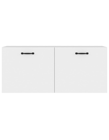 Mobile a Parete Bianco 80x36,5x35 cm in Legno Multistrato
