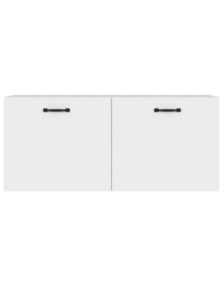 Mobile a Parete Bianco 80x36,5x35 cm in Legno Multistrato