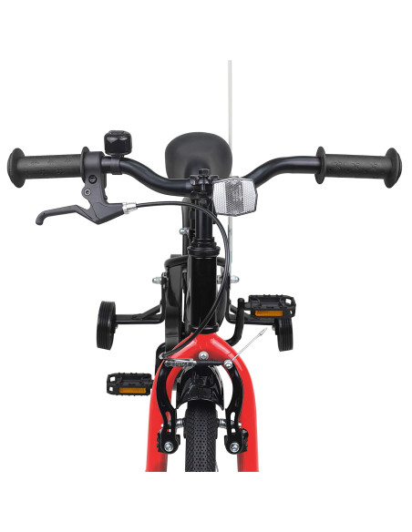 Bicicletta per Bambini 12 Pollici per bambini di 2-4 anni Nero