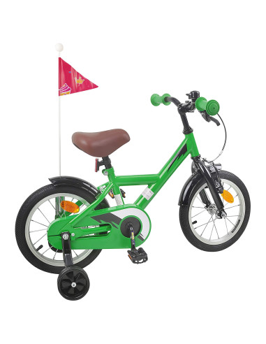 Bicicletta per Bambini 12 Pollici per bambini di 2-4 anni Verde
