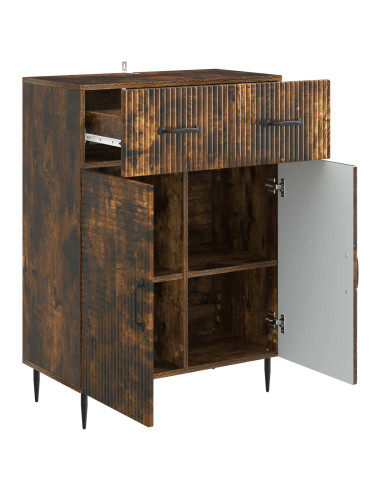 Credenza Rovere Fumo 66 x 34,5 x 89,5 cm Legno ingegnerizzato