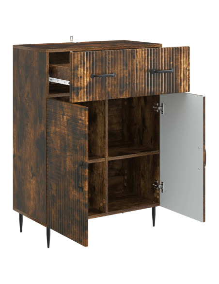 Credenza Rovere Fumo 66 x 34,5 x 89,5 cm Legno ingegnerizzato
