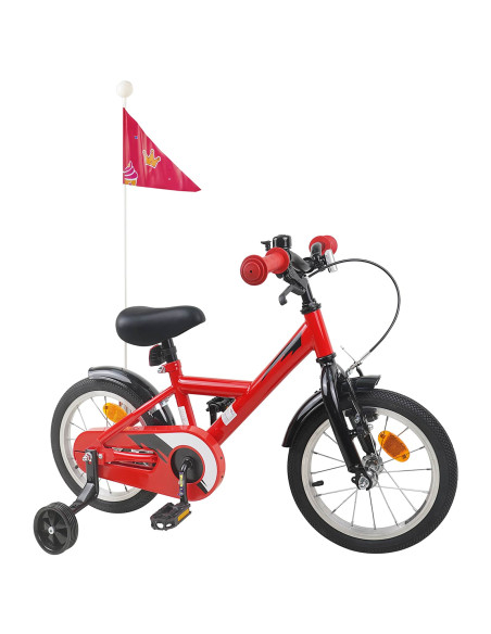Bicicletta per Bambini 12 Pollici per bambini di 2-4 anni Rosso