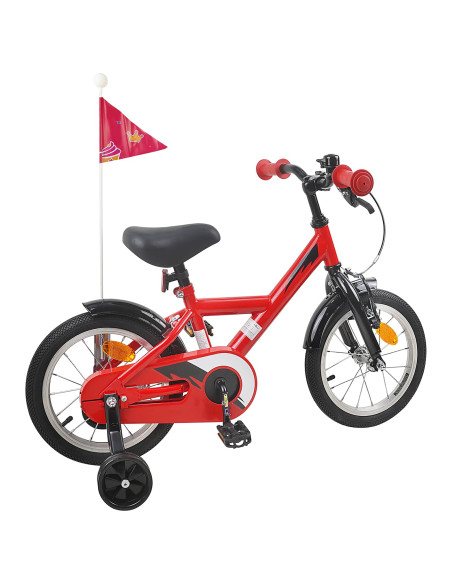Bicicletta per Bambini 12 Pollici per bambini di 2-4 anni Rosso