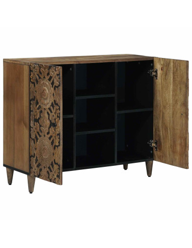 Credenza Marrone 90 x 33,5 x 75 cm Legno di mango massello