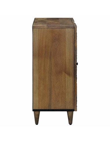 Credenza Marrone 90 x 33,5 x 75 cm Legno di mango massello