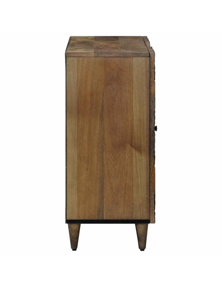 Credenza Marrone 90 x 33,5 x 75 cm Legno di mango massello