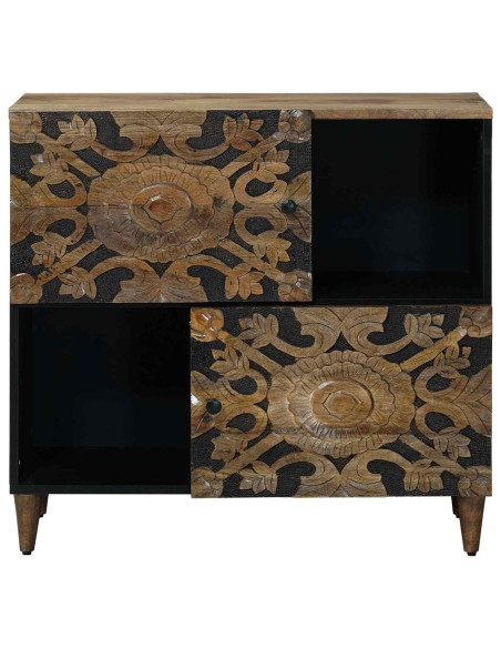 Credenza Marrone 80 x 33,5 x 75 cm Legno di mango massello