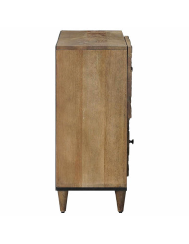 Credenza Marrone 80 x 33,5 x 75 cm Legno di mango massello
