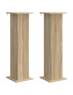 Supporto per piante 2 pcs Rovere Sonoma 30,5 x 30 x 100,5 cm 2