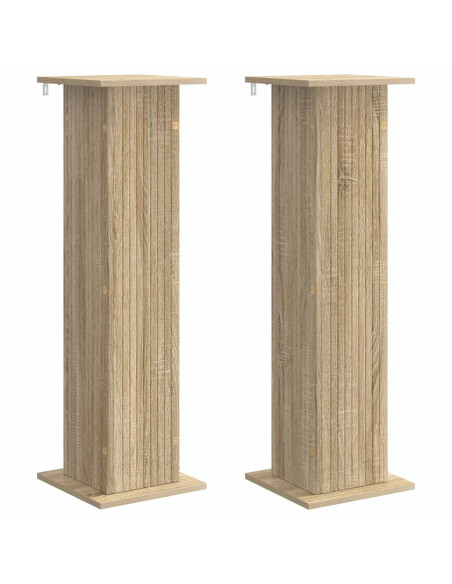 Supporto per piante 2 pcs Rovere Sonoma 30,5 x 30 x 100,5 cm