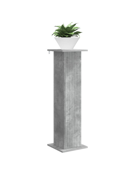 Supporto per piante Grigio Cemento 30,5 x 30 x 100,5 cm