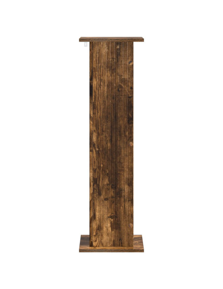Supporto per piante Rovere Fumo 30,5 x 30 x 100,5 cm