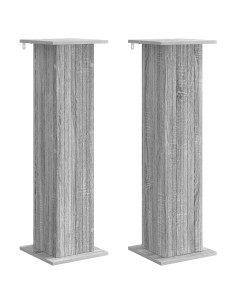 Supporto per piante 2 pcs Grigio Sonoma 30,5 x 30 x 100,5 cm 2