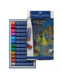 CF12 OIL PASTELS COL.METALLICI ASS 2