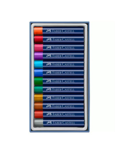 CF12 OIL PASTELS COL.METALLICI ASS
