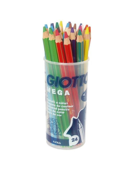 CF24BARATTOLO PASTELLI GIOTTO MEGA