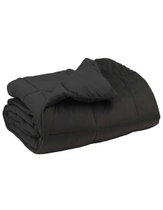 Duvet Invernale Trapuntato Antracite 240 x 260 cm Microfibra 2