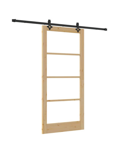 Porta scorrevole Naturale 93 x 202 cm